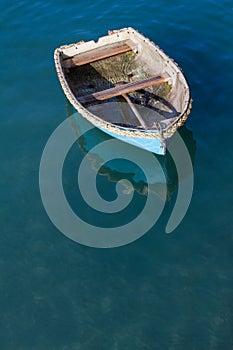 Adrift Rowing Boat