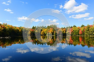 Adrondack Mountains in Fall, New York, USA