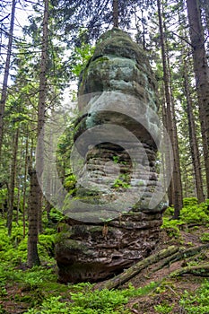 Adrspassko-teplicke skaly sandstone rocks and rock formations in Czech