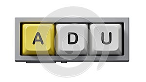 adu , questions and answers on Computer keyboard keys.