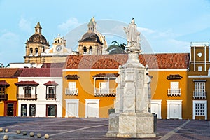 Aduana Plaza in Cartagena, Colombia photo