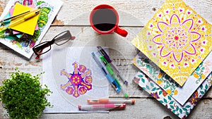 Adult coloring books, new stress relieving trend