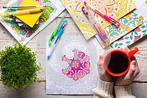 Adult coloring books, new stress relieving trend