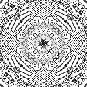 Adult colouring book page