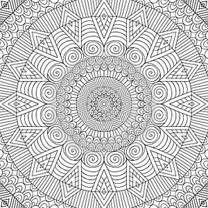 Adult colouring book page