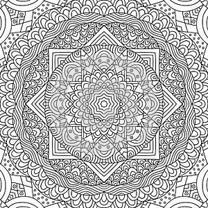 Adult colouring book page