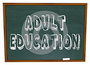 Adult Education - Chalkboard