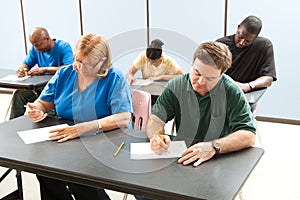 Adult Education - Taking Test