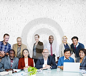 Adult Group of People Occupation Smiling Concept