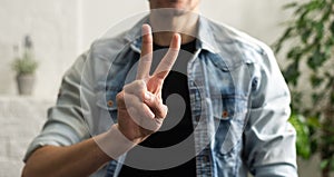 Adult Learning Sign Language For Deaf Disabled