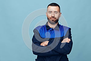 Adult man isolated background face studio portrait person caucasian man background young