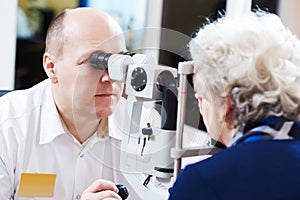 Adult ophthalmology or optometry