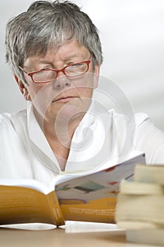 Adult women studying