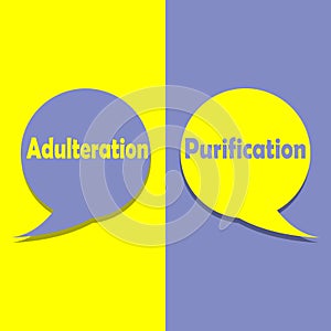 Adulteration or Purification on word on education