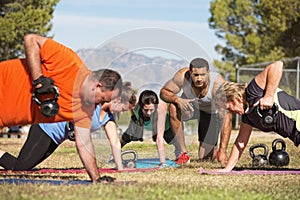 Adults Exercising Outdoors