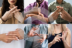 Adults Learning Sign Language