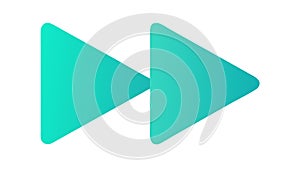 Advance Media Button, Fast Forward and Playback Control, vector design Generative AI