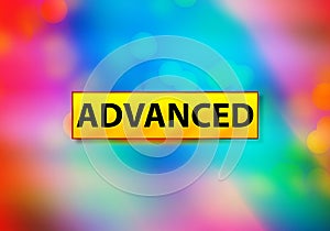 Advanced Abstract Colorful Background Bokeh Design Illustration