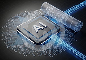 Advanced ai processor on circuit board