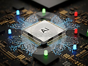 Advanced ai processor on circuit board