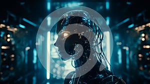 advanced artificial intelligence for the future rise in technological singularity using deep learning algorithms. Generative AI