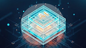 Advanced Artificial Intelligence Neural Network Architecture Visualization