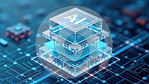 Advanced Artificial Intelligence Neural Network Architecture Visualization