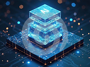 Advanced Artificial Intelligence Neural Network Architecture Visualization