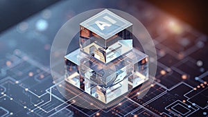 Advanced Artificial Intelligence Neural Network Architecture Visualization