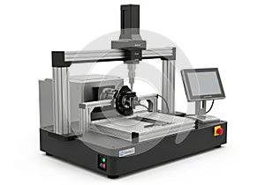 Advanced automated precision dispensing system for industrial manufacturing applications