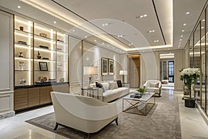 Advanced background High-end space light Simplicity