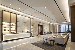 Advanced background high-end space light simplicity