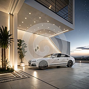 Advanced background High-end space light Simplicity