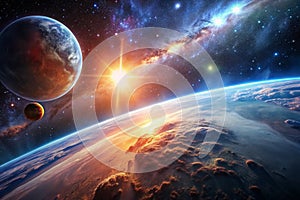 Advanced background High-end space light Simplicity