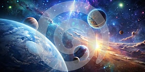 Advanced background High-end space light Simplicity