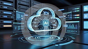 Advanced cloud computing network with ai integration