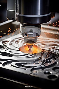 Advanced cnc machining demonstrating composite material s durability and flexibility photo