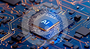 Advanced computer chip AI technologies built for powerful processing of big data centers