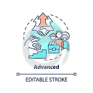 Advanced concept icon