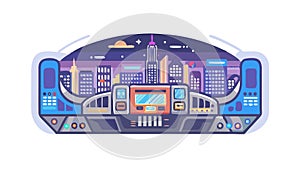 Advanced Control Panel Interface, High-Tech Command System, vector design Generative AI