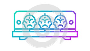 Advanced Control Panel: System Indicators, vector design Generative AI