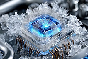 Advanced cooling technology enhances microchip performance in a laboratory setting