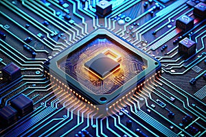 Advanced Cybersecurity Chip for Secure Digital Networking and Data Protection A Minimalist Design for FutureProof photo