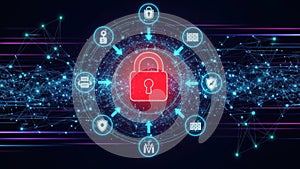 Advanced cybersecurity network protecting data integrity