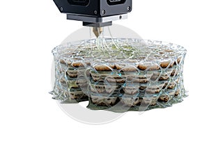 Advanced 3d printing process building complex layered structures with precision technology