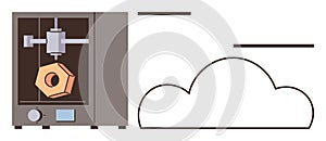 Advanced 3D Printing Technology with Cloud Integration for Modern Manufacturing Solutions