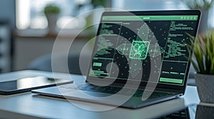 Advanced data analysis on a modern laptop screen