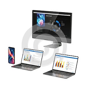 Advanced data analytics across multiple devices