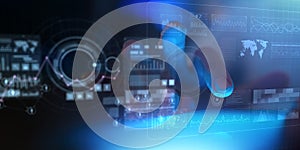 Advanced Data Analytics and Machine Learning Visualization on Digital Interface