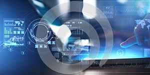 Advanced Data Analytics and Machine Learning Visualization on Digital Interface